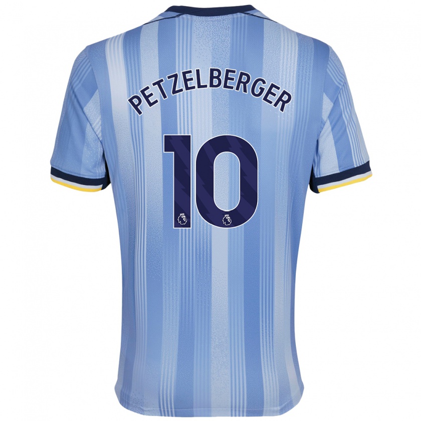 Kandiny Gyermek Ramona Petzelberger #10 Világoskék Idegenbeli Jersey 2024/25 Mez Póló Ing