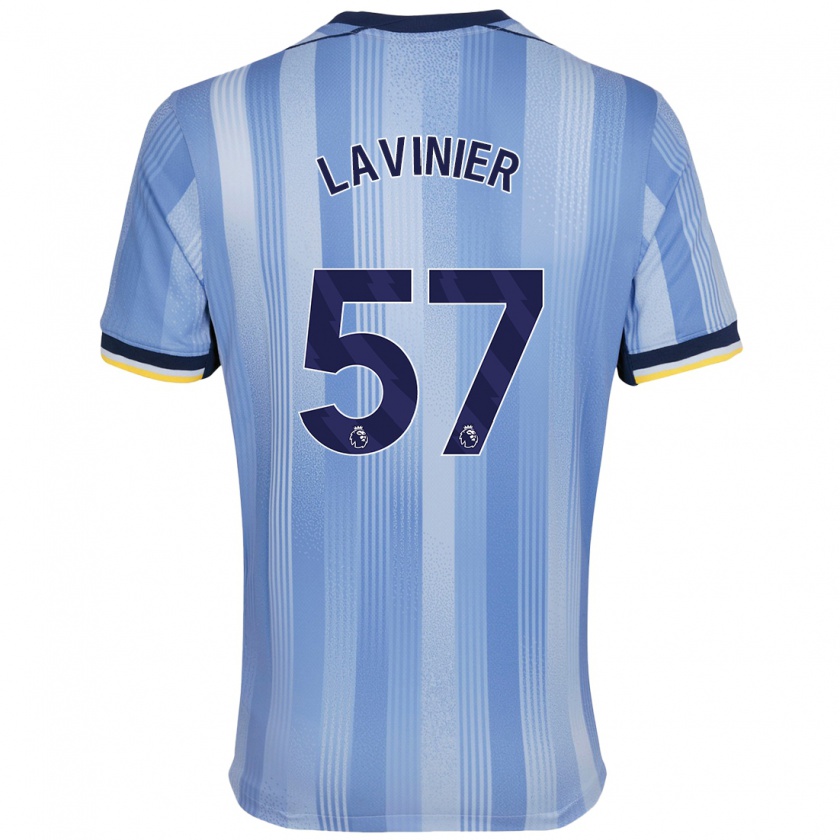 Kandiny Gyermek Marcel Lavinier #57 Világoskék Idegenbeli Jersey 2024/25 Mez Póló Ing