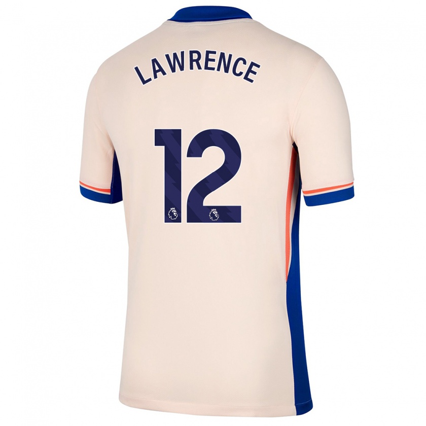 Kandiny Gyermek Ashley Lawrence #12 Világos Bézs Idegenbeli Jersey 2024/25 Mez Póló Ing