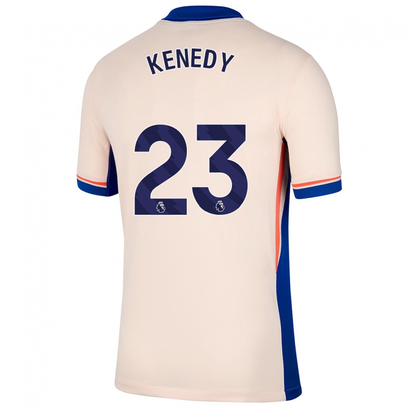 Kandiny Gyermek Robert Kenedy #23 Világos Bézs Idegenbeli Jersey 2024/25 Mez Póló Ing