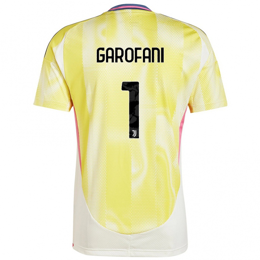 Kandiny Gyermek Giovanni Garofani #1 Napsárga Idegenbeli Jersey 2024/25 Mez Póló Ing