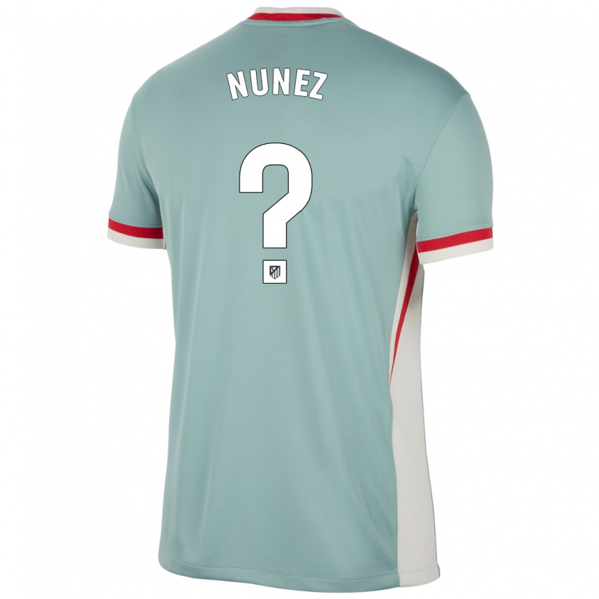 Kandiny Gyermek Rafael Nunez #0 Világos Bézs Kék Idegenbeli Jersey 2024/25 Mez Póló Ing