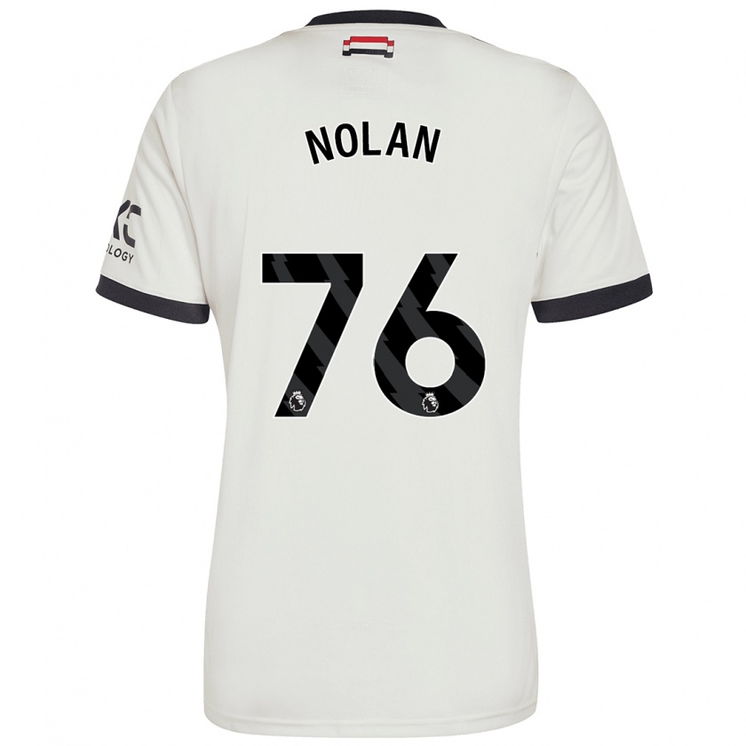 Kandiny Gyermek James Nolan #76 Törtfehér Harmadik Számú Jersey 2024/25 Mez Póló Ing