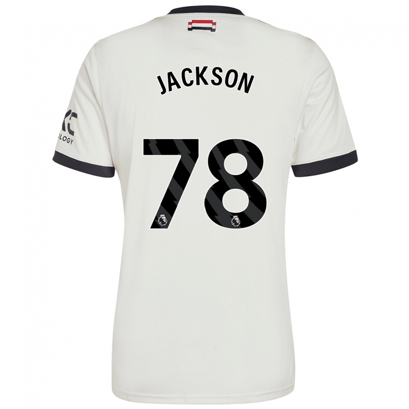 Kandiny Gyermek Louis Jackson #78 Törtfehér Harmadik Számú Jersey 2024/25 Mez Póló Ing