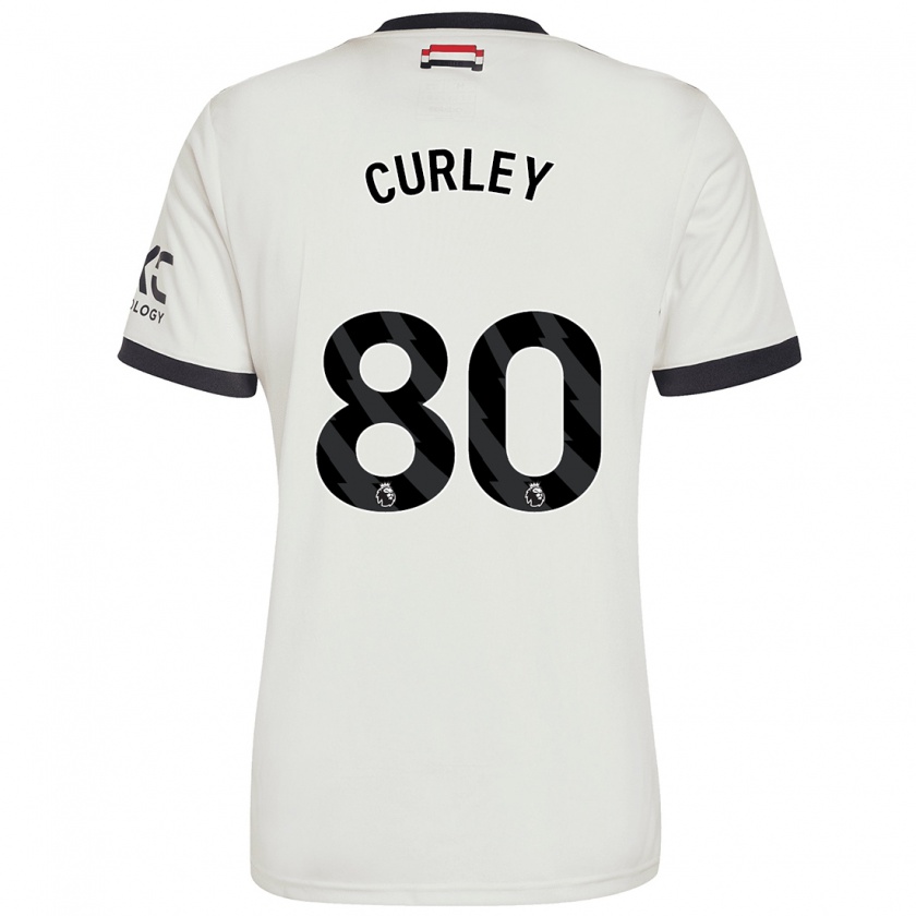 Kandiny Gyermek Ruben Curley #80 Törtfehér Harmadik Számú Jersey 2024/25 Mez Póló Ing