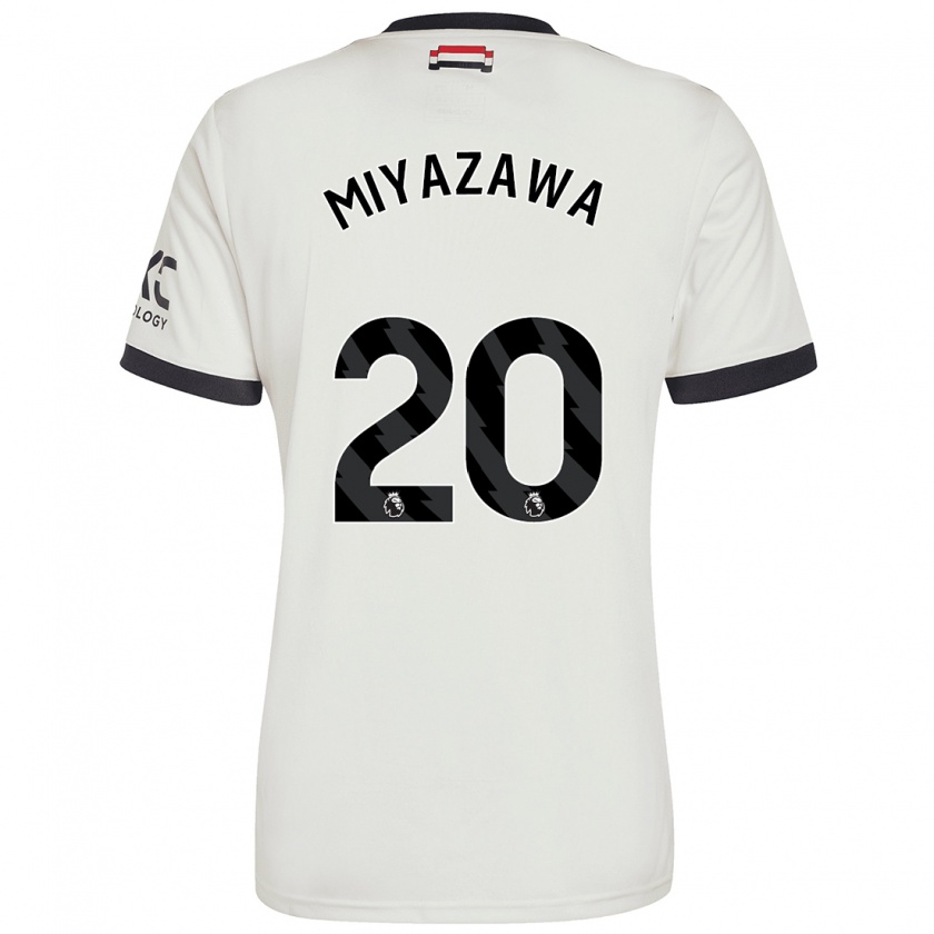 Kandiny Gyermek Hinata Miyazawa #20 Törtfehér Harmadik Számú Jersey 2024/25 Mez Póló Ing