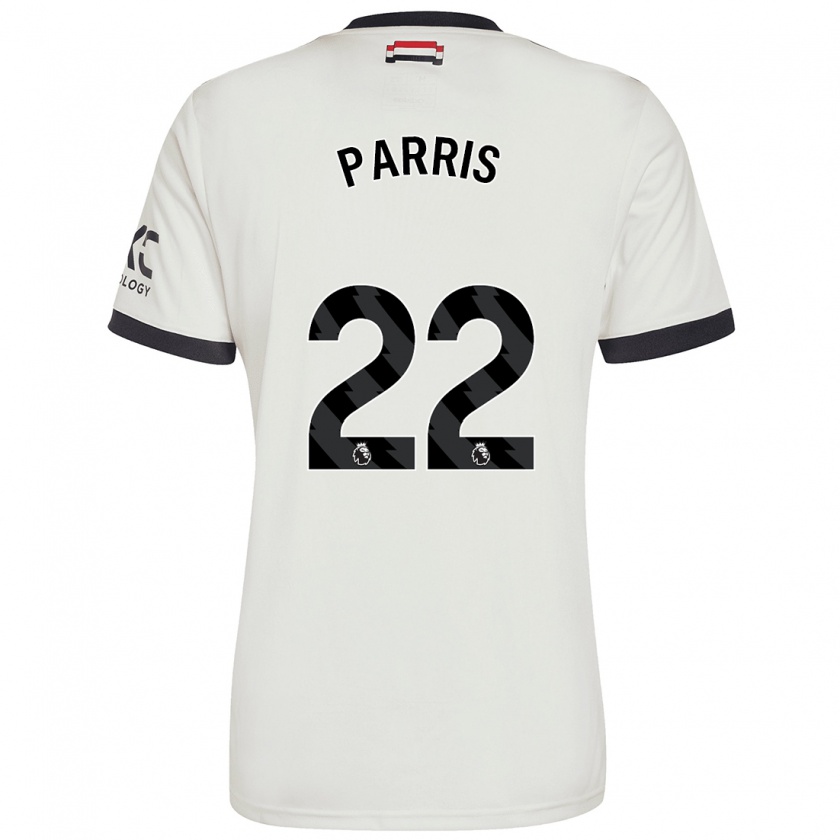 Kandiny Gyermek Nikita Parris #22 Törtfehér Harmadik Számú Jersey 2024/25 Mez Póló Ing