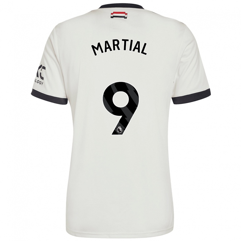 Kandiny Gyermek Anthony Martial #9 Törtfehér Harmadik Számú Jersey 2024/25 Mez Póló Ing