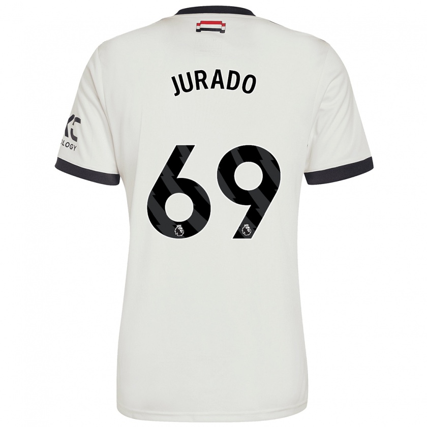 Kandiny Gyermek Marc Jurado #69 Törtfehér Harmadik Számú Jersey 2024/25 Mez Póló Ing