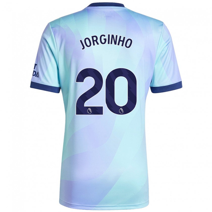 Kandiny Gyermek Jorginho #20 Aqua Harmadik Számú Jersey 2024/25 Mez Póló Ing