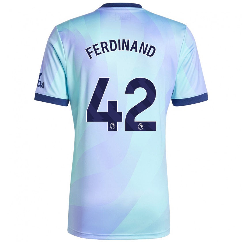 Kandiny Gyermek Seb Ferdinand #42 Aqua Harmadik Számú Jersey 2024/25 Mez Póló Ing