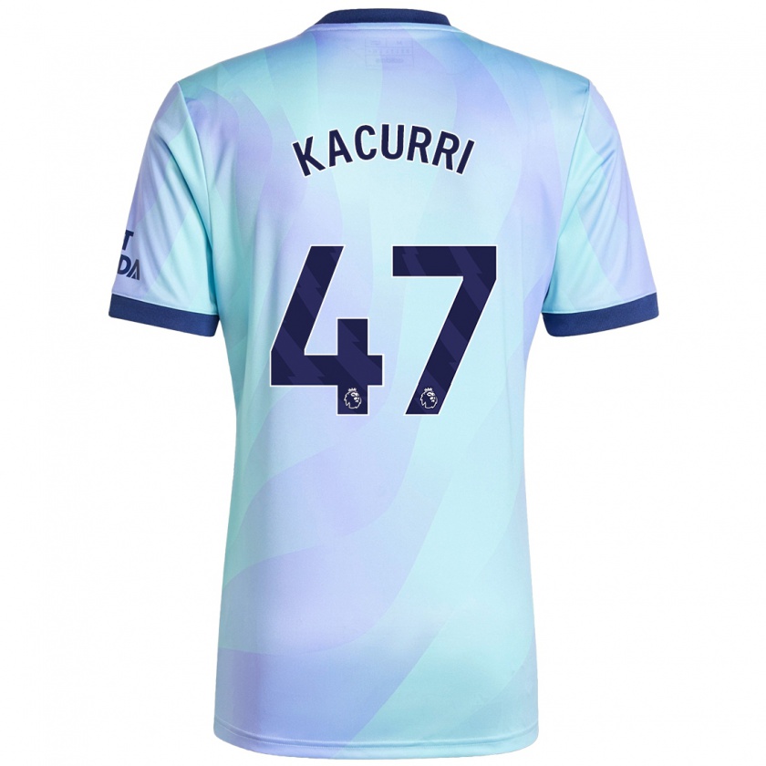 Kandiny Gyermek Maldini Kacurri #47 Aqua Harmadik Számú Jersey 2024/25 Mez Póló Ing