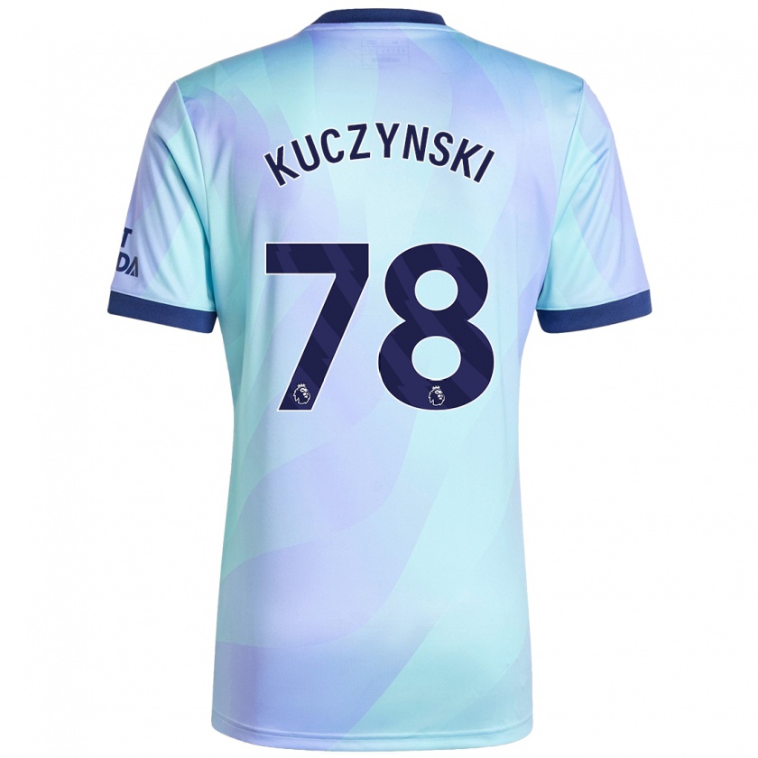 Kandiny Gyermek Max Kuczynski #78 Aqua Harmadik Számú Jersey 2024/25 Mez Póló Ing