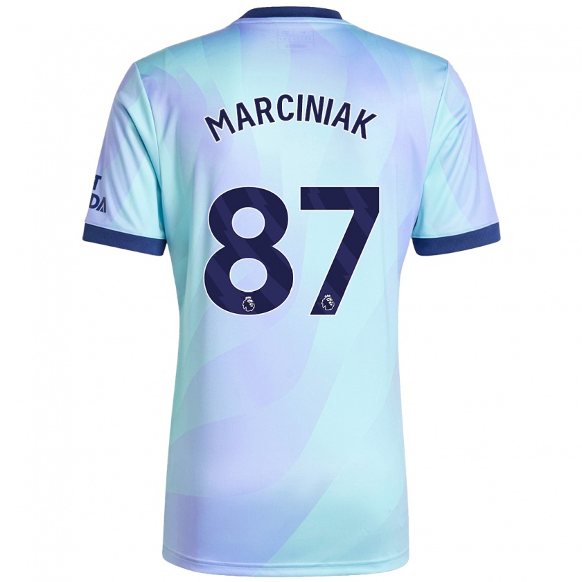 Kandiny Gyermek Alex Marciniak #87 Aqua Harmadik Számú Jersey 2024/25 Mez Póló Ing