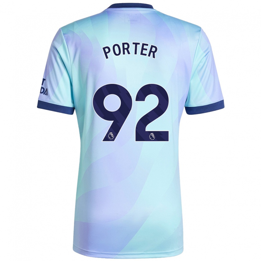 Kandiny Gyermek Jack Porter #92 Aqua Harmadik Számú Jersey 2024/25 Mez Póló Ing