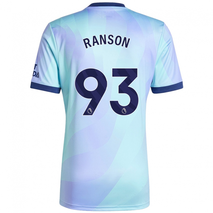 Kandiny Gyermek Khari Ranson #93 Aqua Harmadik Számú Jersey 2024/25 Mez Póló Ing