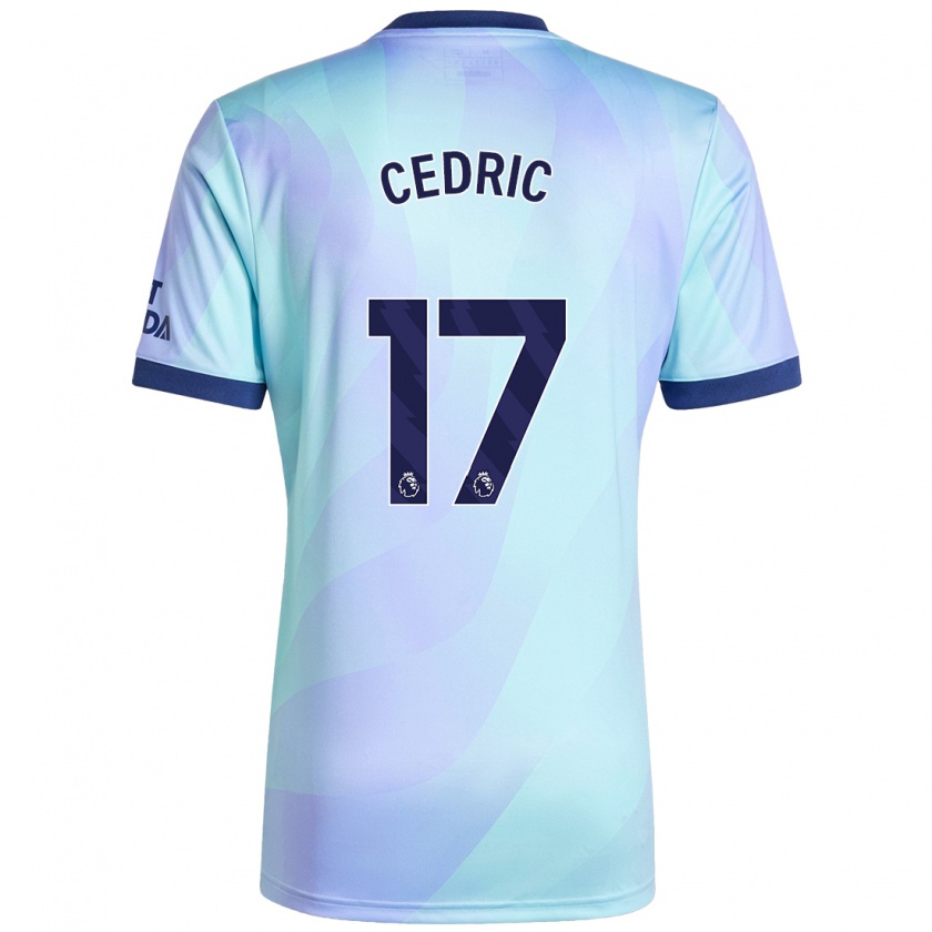 Kandiny Gyermek Cédric Soares #17 Aqua Harmadik Számú Jersey 2024/25 Mez Póló Ing