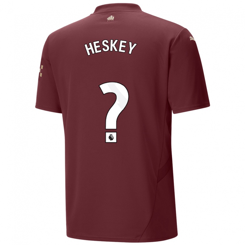 Kandiny Gyermek Reigan Heskey #0 Gesztenyebarna Harmadik Számú Jersey 2024/25 Mez Póló Ing