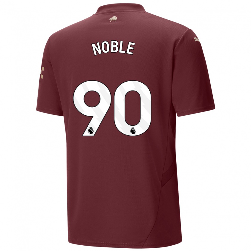 Kandiny Gyermek Kian Noble #90 Gesztenyebarna Harmadik Számú Jersey 2024/25 Mez Póló Ing