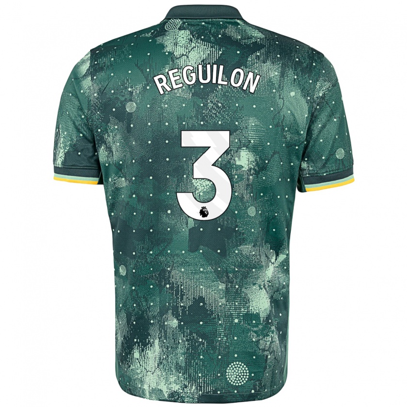 Kandiny Gyermek Sergio Reguilón #3 Menta Zöld Harmadik Számú Jersey 2024/25 Mez Póló Ing