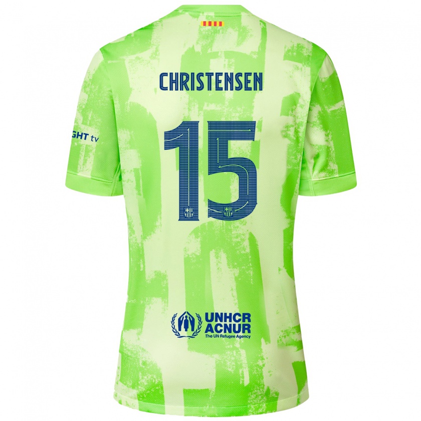 Kandiny Gyermek Andreas Christensen #15 Mész Harmadik Számú Jersey 2024/25 Mez Póló Ing