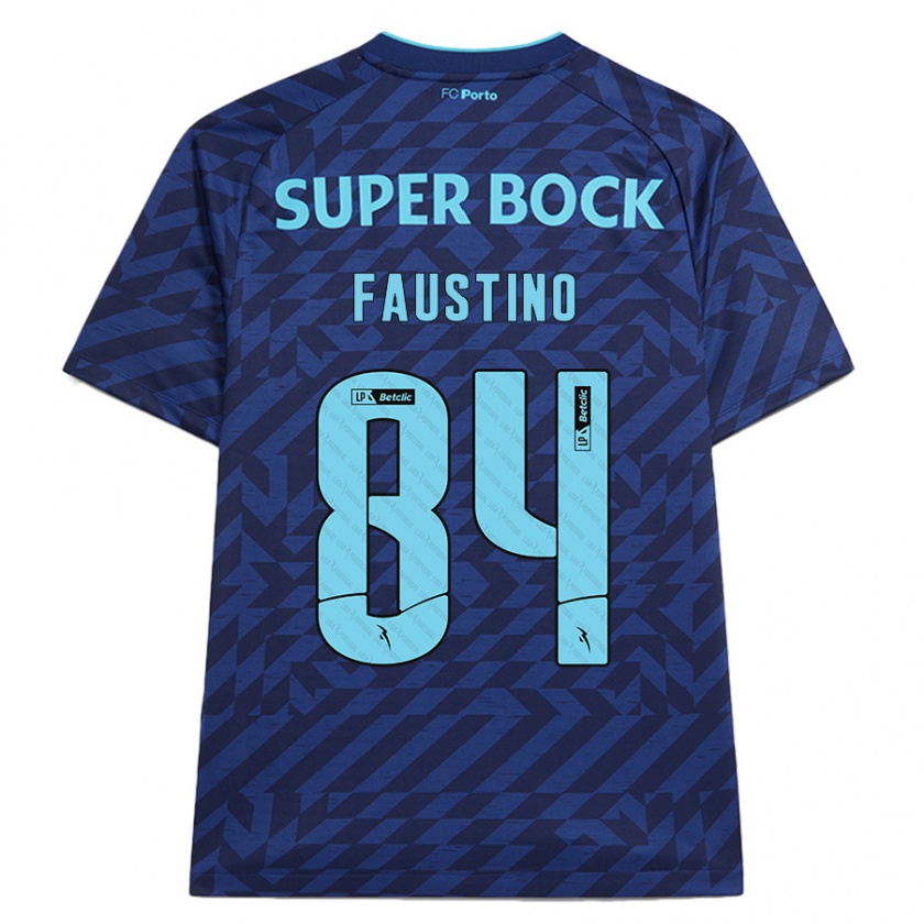 Kandiny Gyermek Levi Faustino #84 Sötétkék Harmadik Számú Jersey 2024/25 Mez Póló Ing