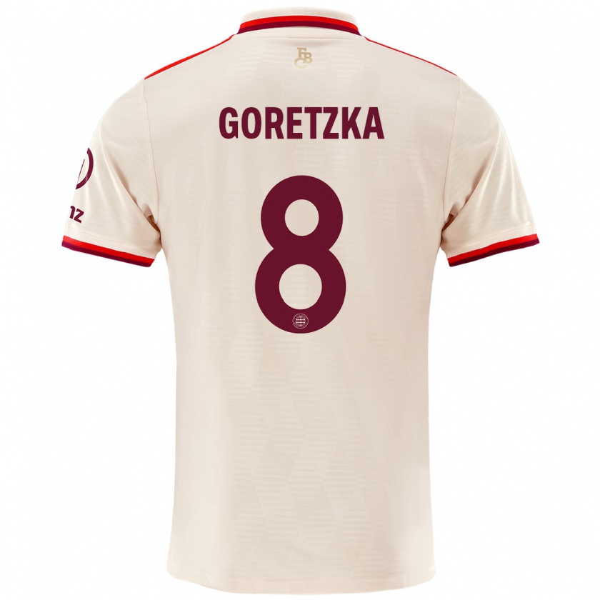 Kandiny Gyermek Leon Goretzka #8 Vászon Harmadik Számú Jersey 2024/25 Mez Póló Ing