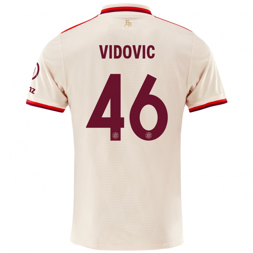 Kandiny Gyermek Gabriel Vidovic #46 Vászon Harmadik Számú Jersey 2024/25 Mez Póló Ing