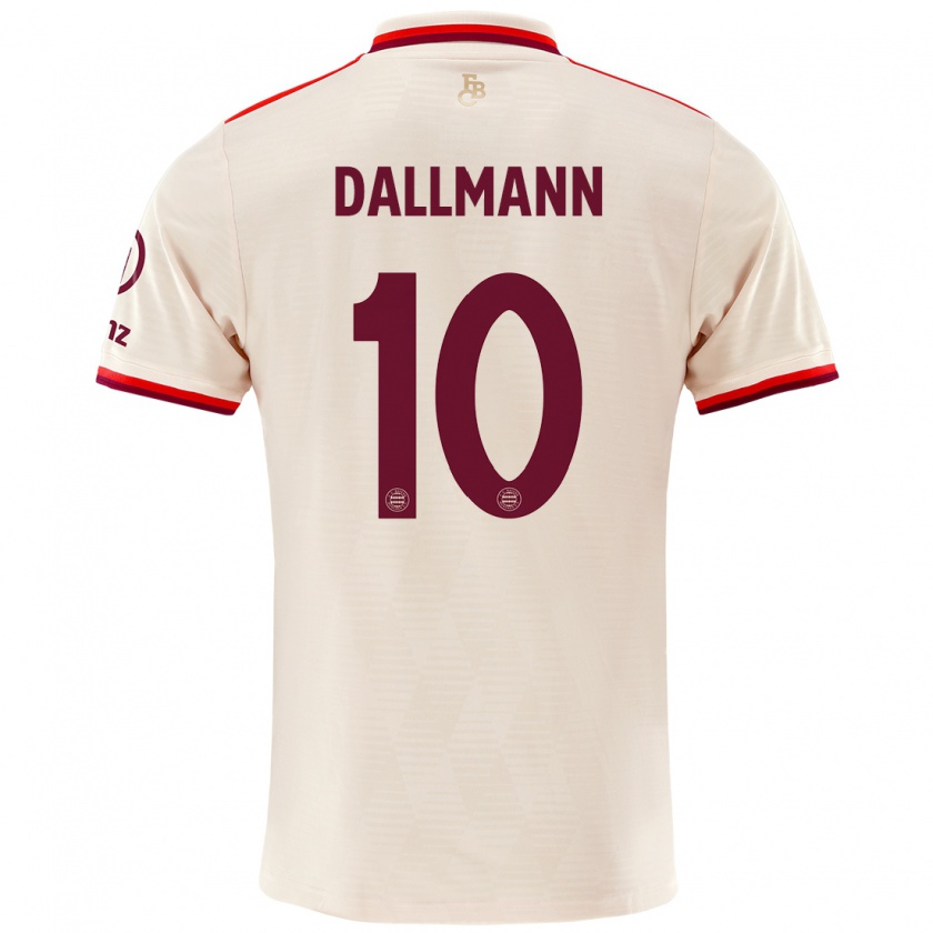 Kandiny Gyermek Linda Dallmann #10 Vászon Harmadik Számú Jersey 2024/25 Mez Póló Ing