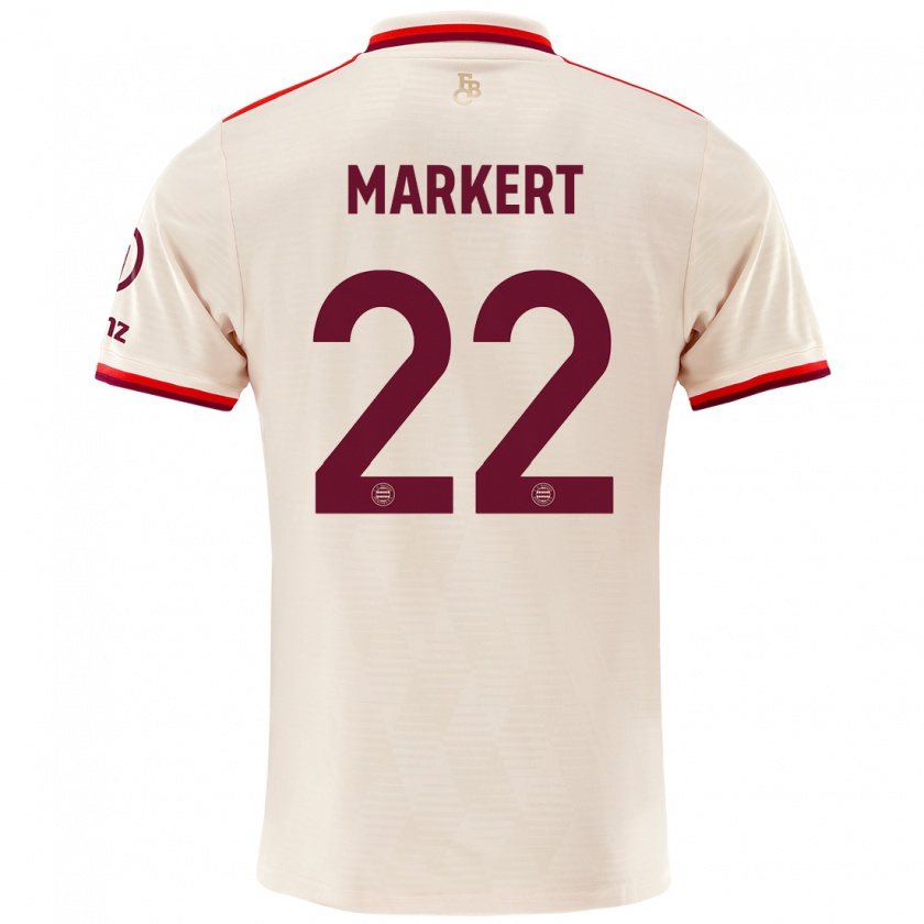 Kandiny Gyermek Leon Markert #22 Vászon Harmadik Számú Jersey 2024/25 Mez Póló Ing