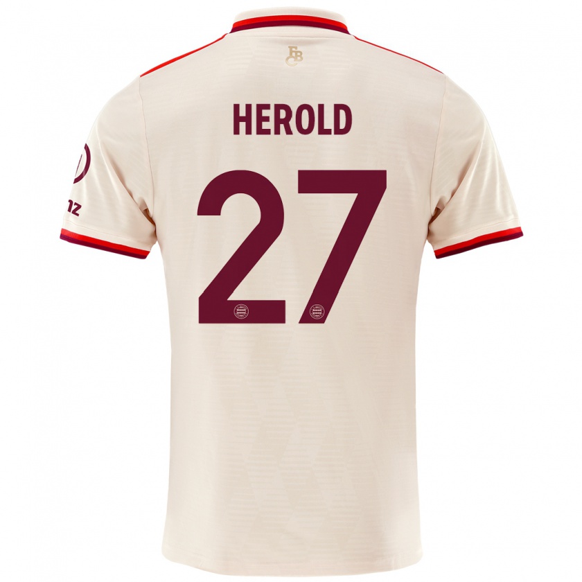 Kandiny Gyermek David Herold #27 Vászon Harmadik Számú Jersey 2024/25 Mez Póló Ing