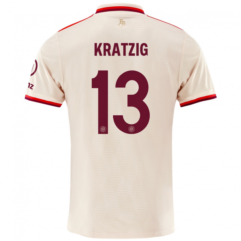 Kandiny Gyermek Frans Kratzig #13 Vászon Harmadik Számú Jersey 2024/25 Mez Póló Ing