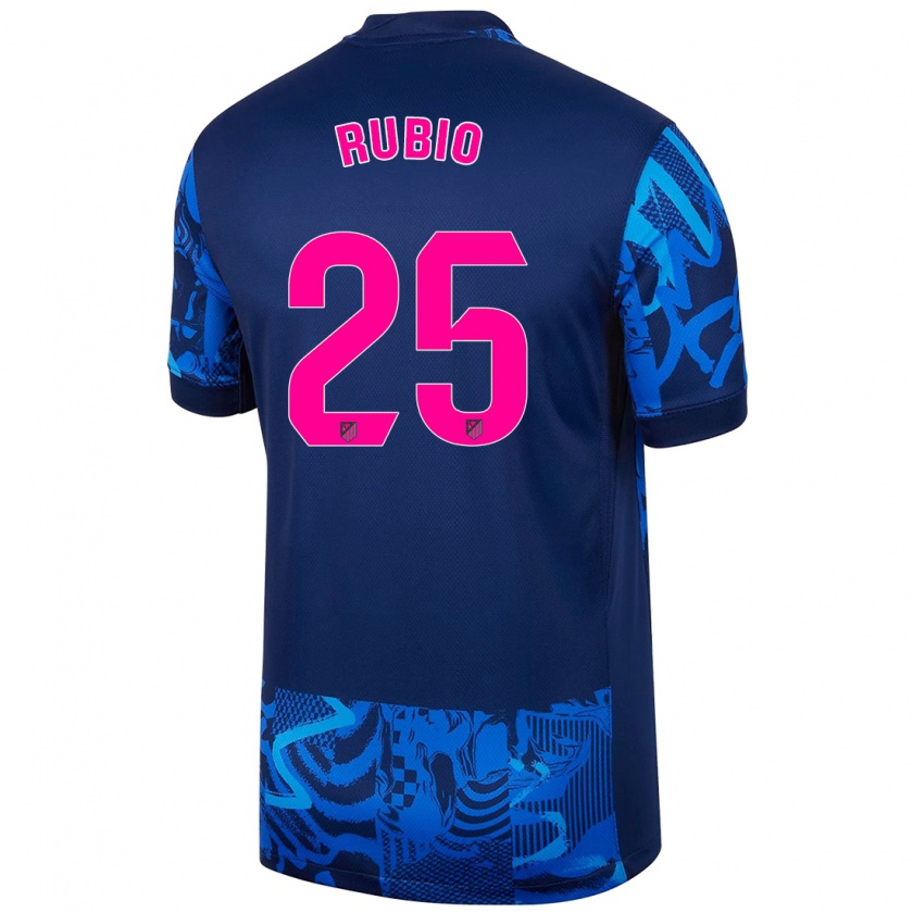 Kandiny Gyermek Daniel Rubio #25 Királykék Harmadik Számú Jersey 2024/25 Mez Póló Ing