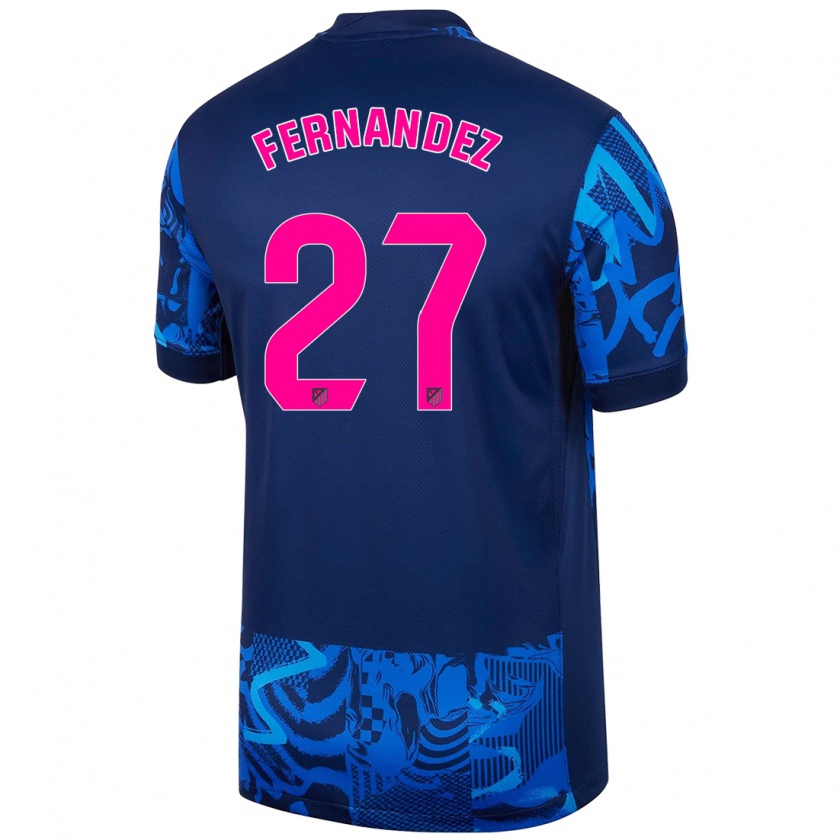 Kandiny Gyermek Alexia Fernández #27 Királykék Harmadik Számú Jersey 2024/25 Mez Póló Ing