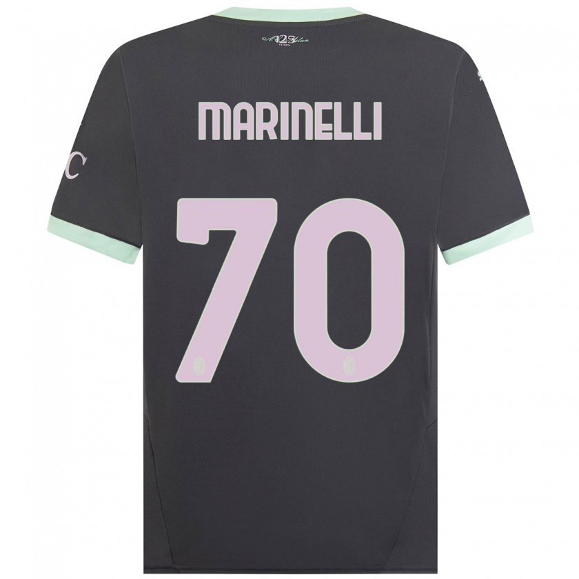 Kandiny Gyermek Gloria Marinelli #70 Szürke Harmadik Számú Jersey 2024/25 Mez Póló Ing