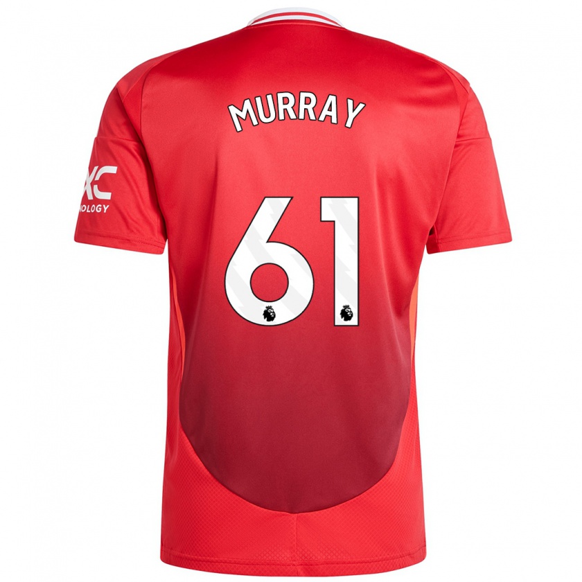 Kandiny Férfi Sam Murray #61 Élénkpiros Hazai Jersey 2024/25 Mez Póló Ing