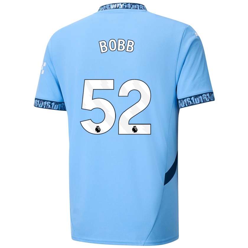 Kandiny Férfi Oscar Bobb #52 Sötétkék Hazai Jersey 2024/25 Mez Póló Ing