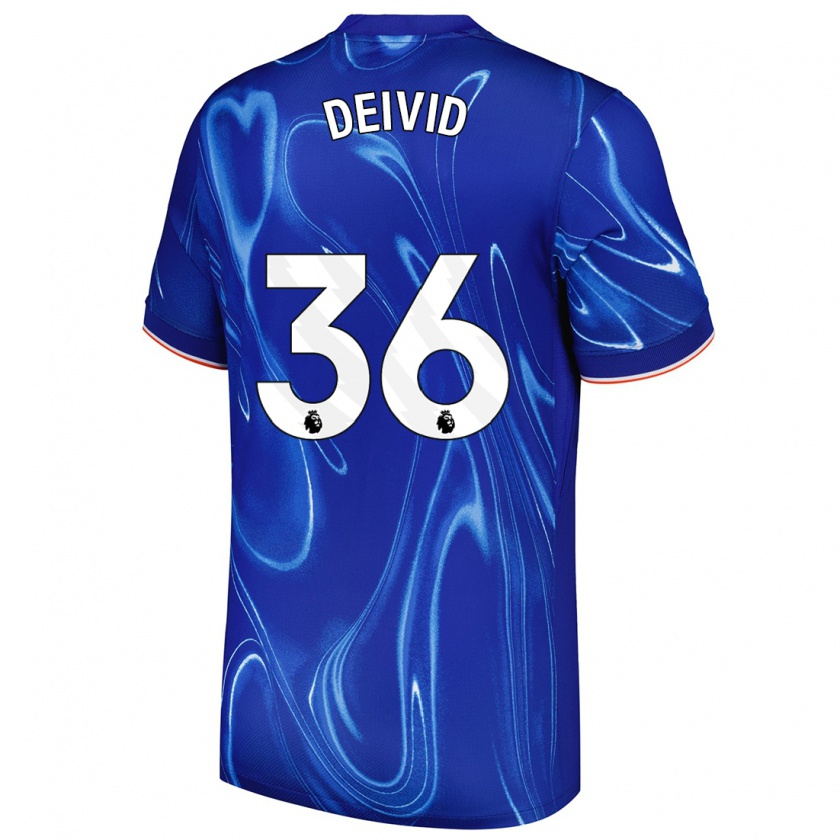 Kandiny Férfi Deivid Washington #36 Kék Fehér Hazai Jersey 2024/25 Mez Póló Ing