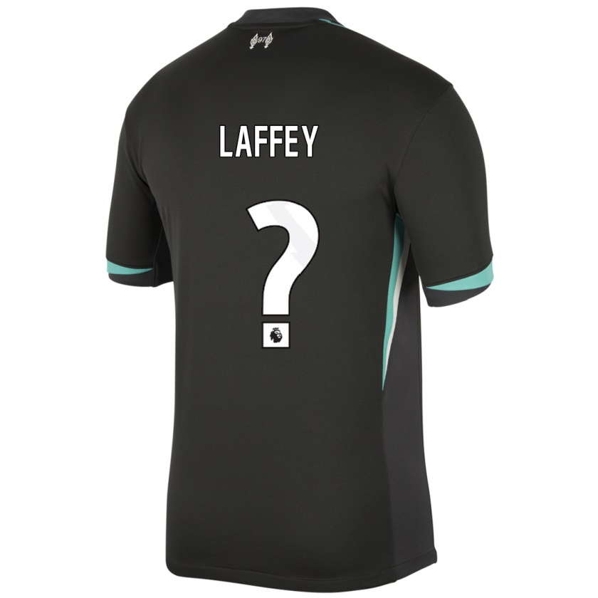 Kandiny Férfi Michael Laffey #0 Fekete Antracit Fehér Idegenbeli Jersey 2024/25 Mez Póló Ing