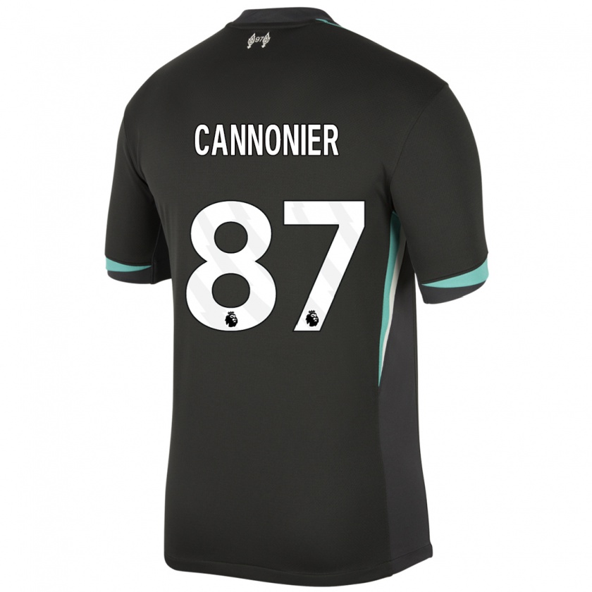 Kandiny Férfi Oakley Cannonier #87 Fekete Antracit Fehér Idegenbeli Jersey 2024/25 Mez Póló Ing