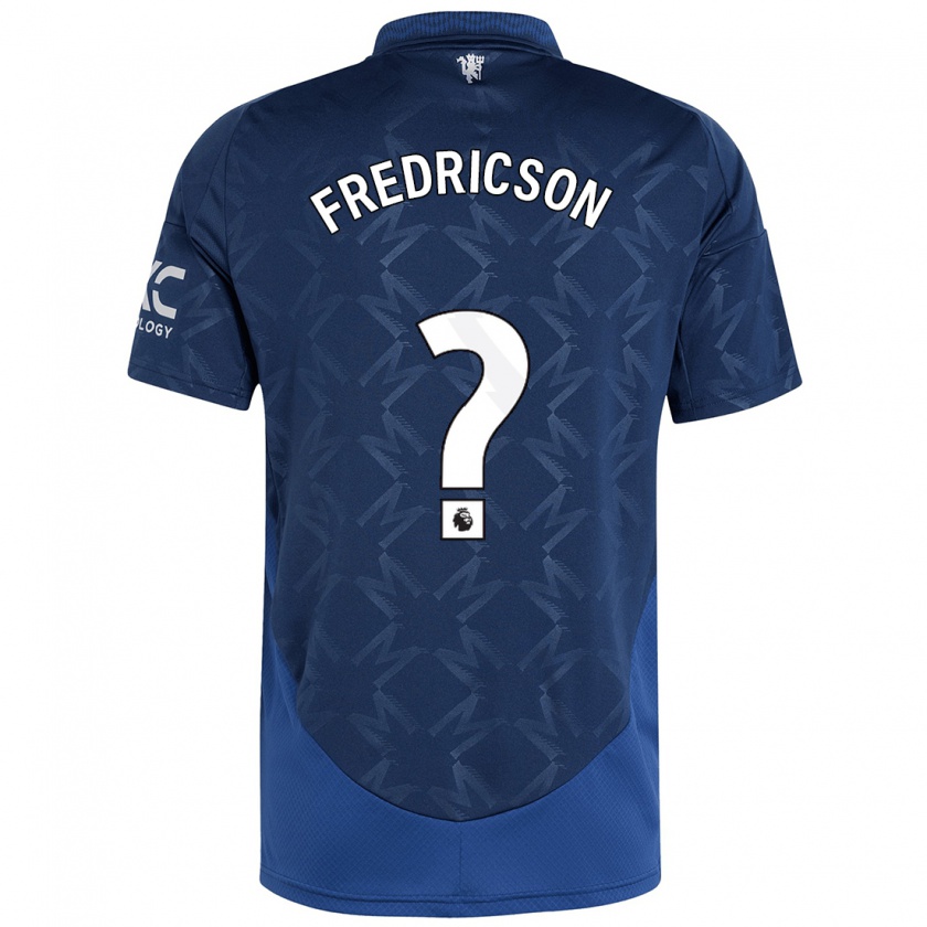 Kandiny Férfi Tyler Fredricson #0 Indigó Idegenbeli Jersey 2024/25 Mez Póló Ing