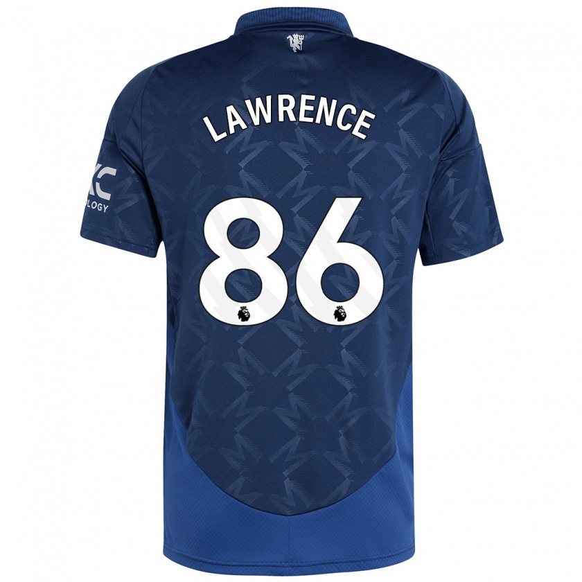 Kandiny Férfi Marcus Lawrence #86 Indigó Idegenbeli Jersey 2024/25 Mez Póló Ing