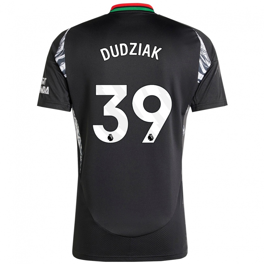 Kandiny Férfi Harrison Dudziak #39 Fekete Idegenbeli Jersey 2024/25 Mez Póló Ing