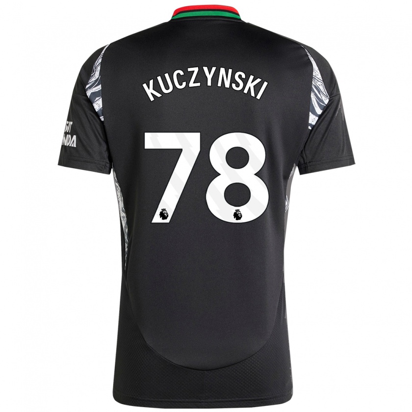 Kandiny Férfi Max Kuczynski #78 Fekete Idegenbeli Jersey 2024/25 Mez Póló Ing