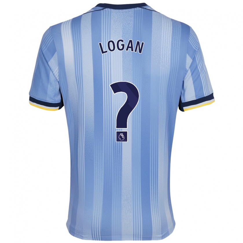 Kandiny Férfi Calum Logan #0 Világoskék Idegenbeli Jersey 2024/25 Mez Póló Ing