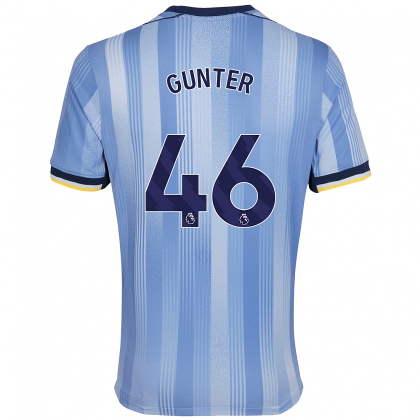 Kandiny Férfi Luca Gunter #46 Világoskék Idegenbeli Jersey 2024/25 Mez Póló Ing