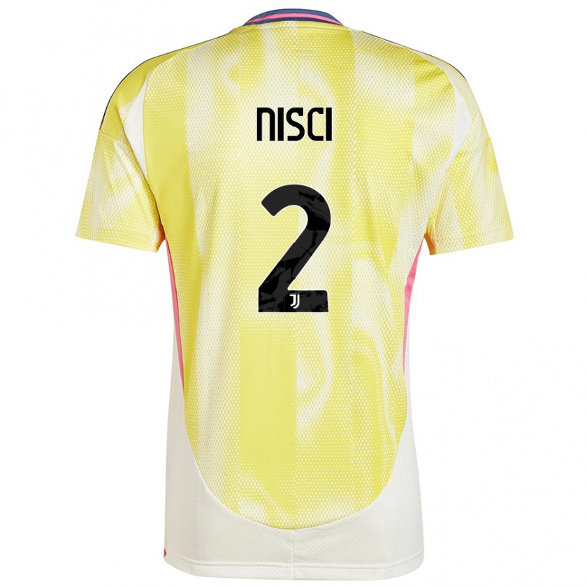 Kandiny Férfi Alessandro Nisci #2 Napsárga Idegenbeli Jersey 2024/25 Mez Póló Ing