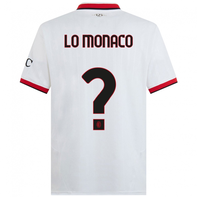 Kandiny Férfi Kevin Lo Monaco #0 Fehér Fekete Piros Idegenbeli Jersey 2024/25 Mez Póló Ing