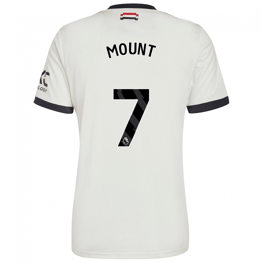 Kandiny Férfi Mason Mount #7 Törtfehér Harmadik Számú Jersey 2024/25 Mez Póló Ing