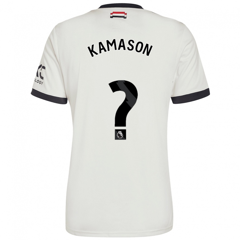 Kandiny Férfi Jaydan Kamason #0 Törtfehér Harmadik Számú Jersey 2024/25 Mez Póló Ing